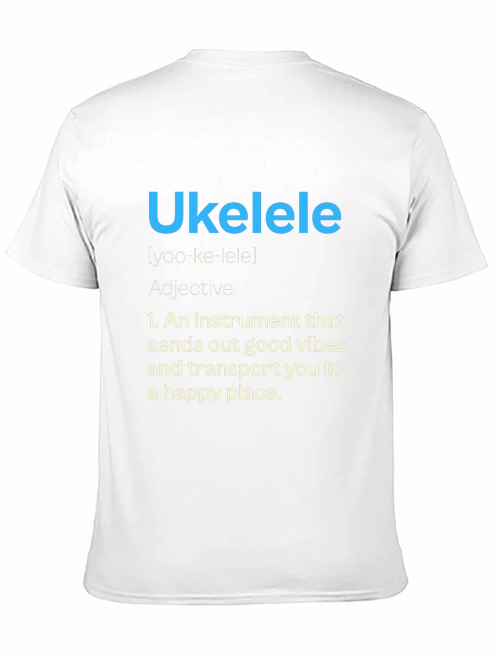 Ukulele Definition Graphic Tee - Musical Vibes