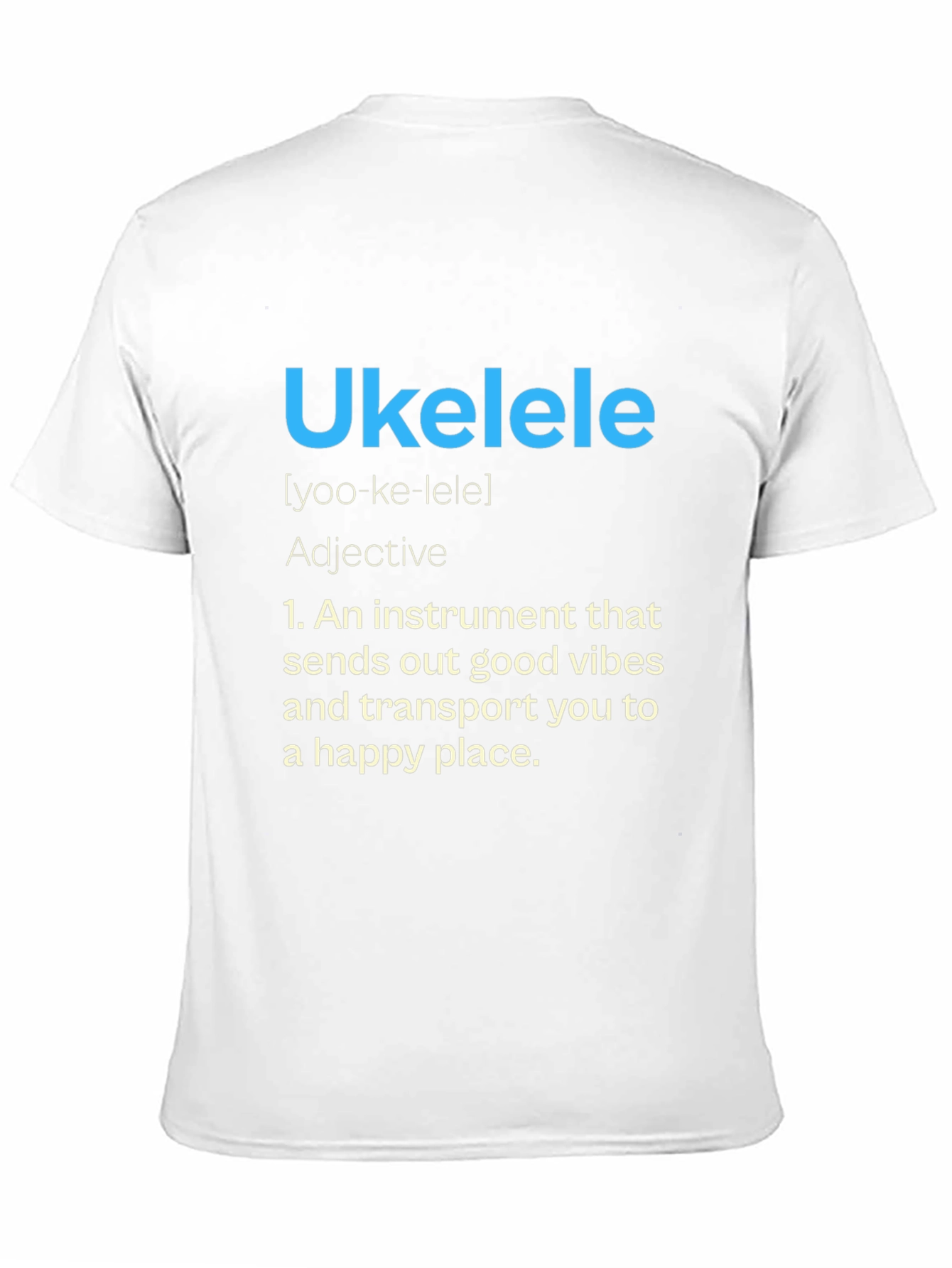 Ukulele Definition Graphic Tee - Musical Vibes