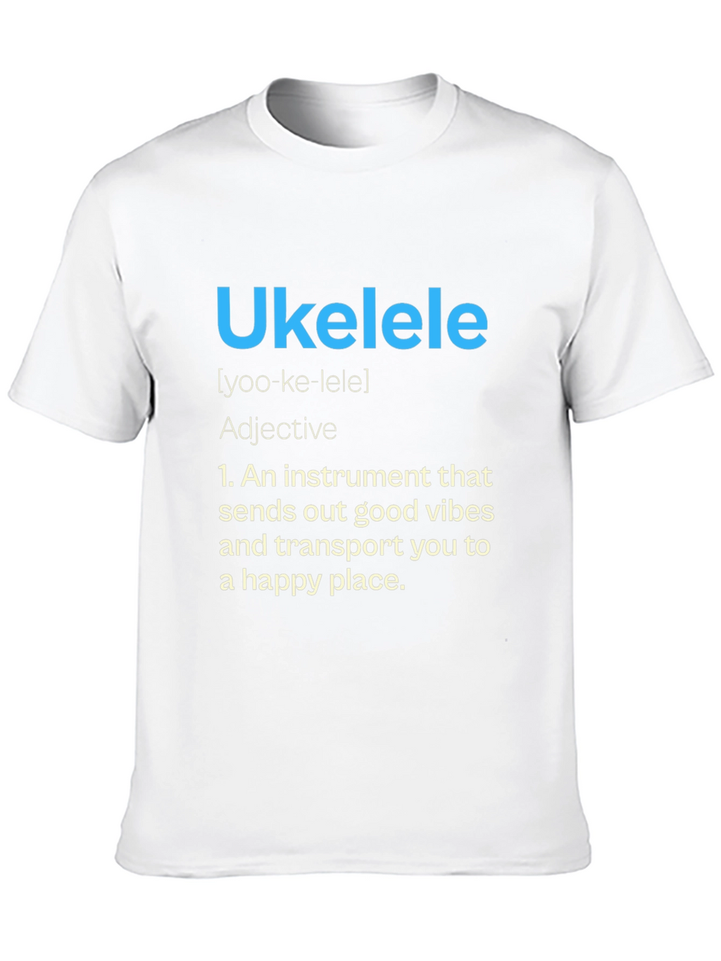 Ukulele Definition Graphic Tee - Musical Vibes