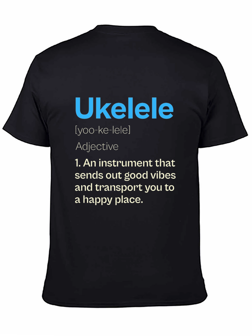 Ukulele Definition Graphic Tee - Musical Vibes