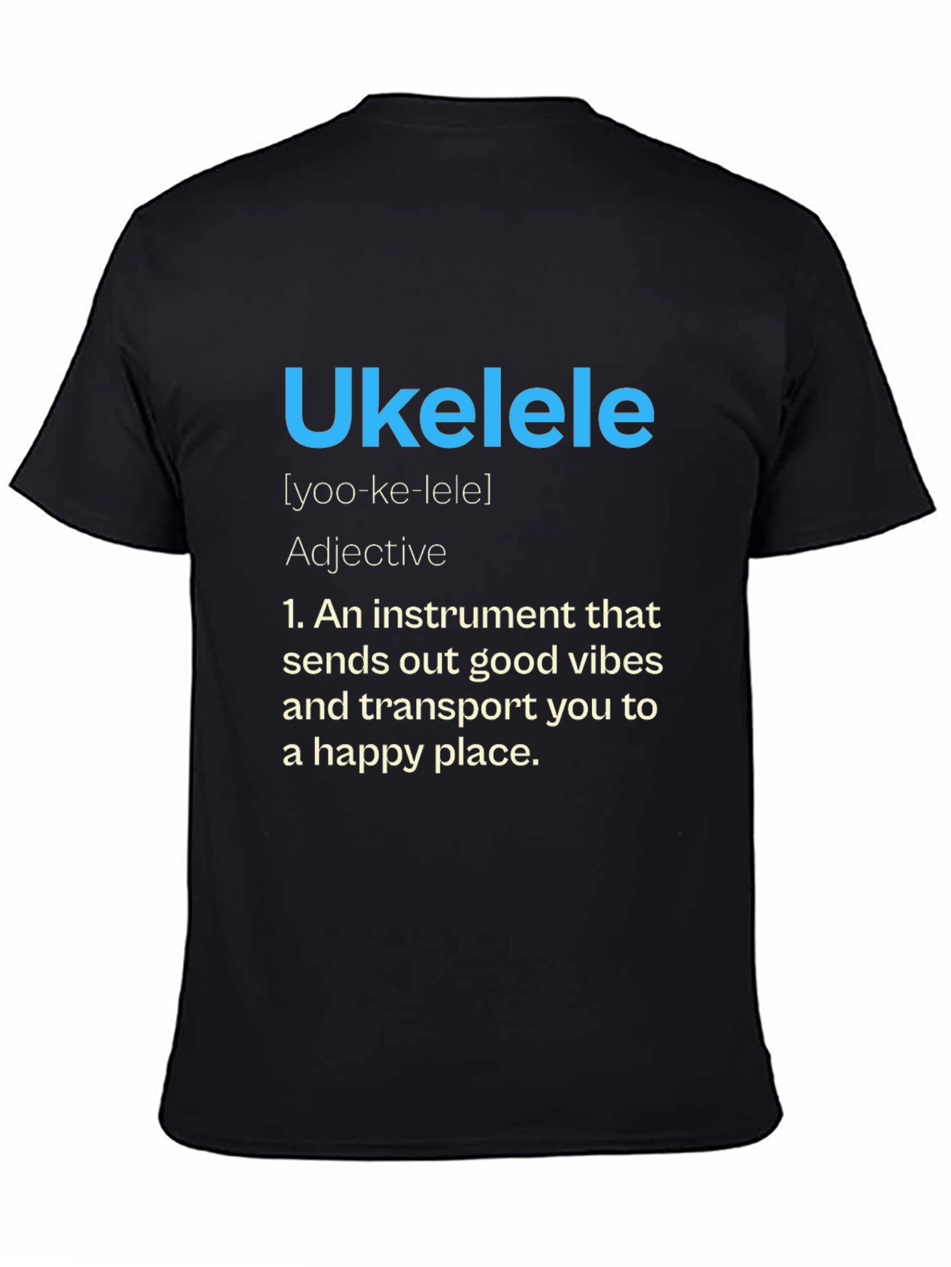 Ukulele Definition Graphic Tee - Musical Vibes