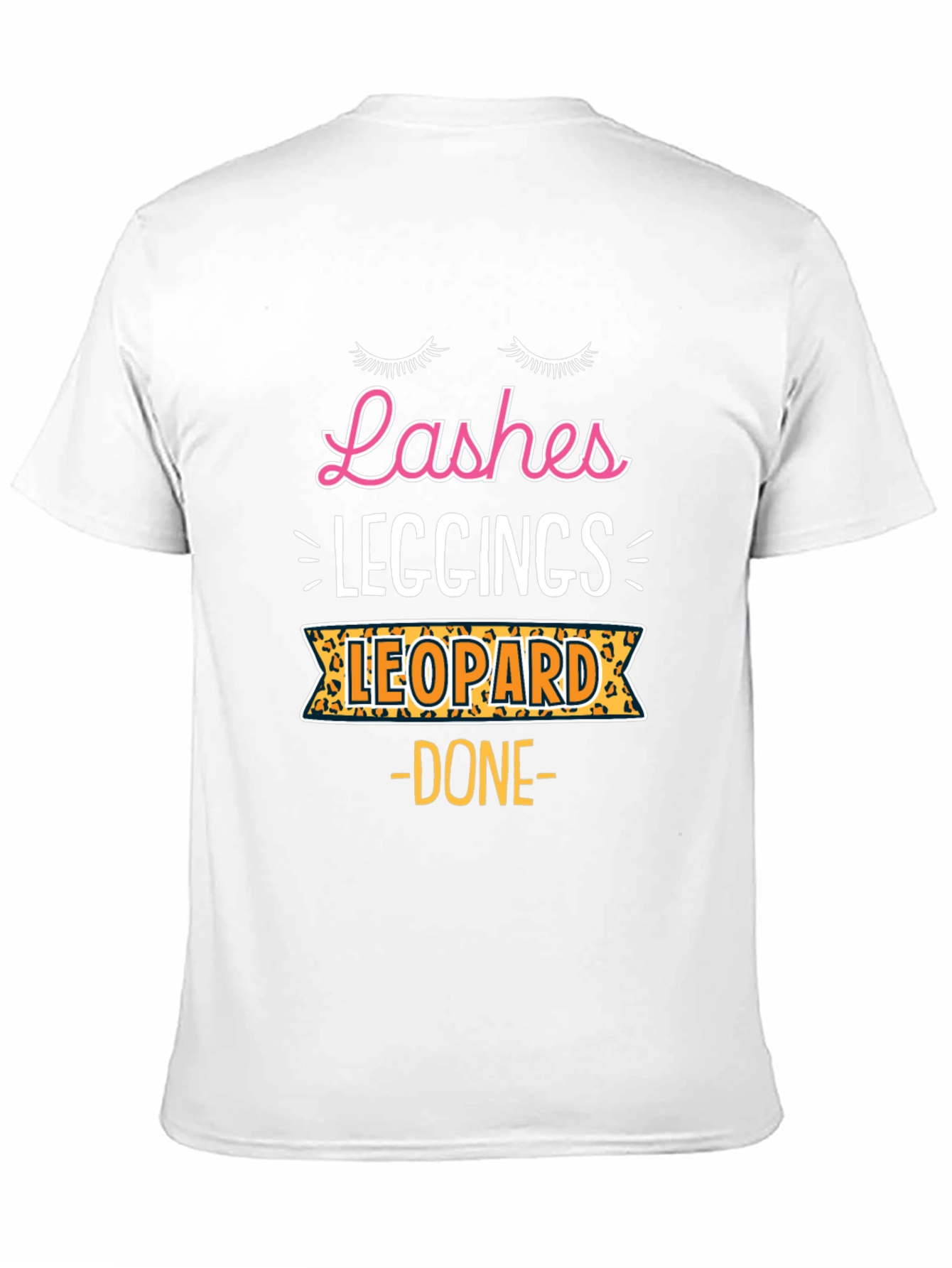 Lashes Leggings Leopard - Womens Graphic Tee