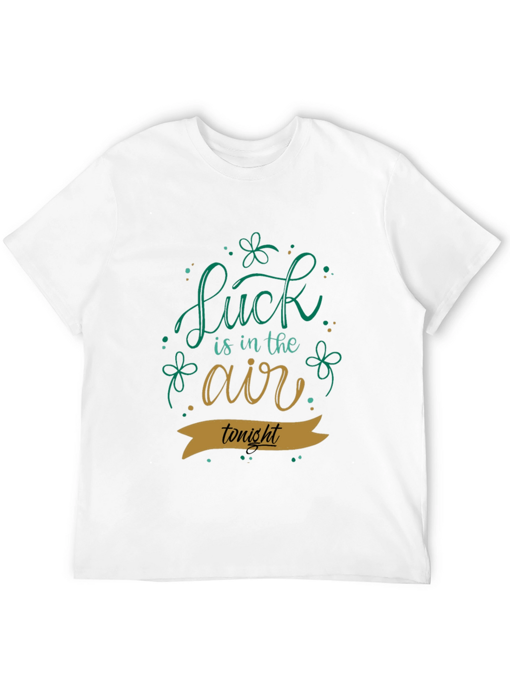 Lucky St. Patricks Day Black T-Shirt
