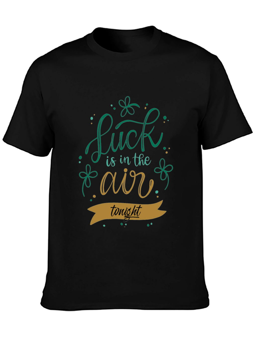Lucky St. Patricks Day Black T-Shirt