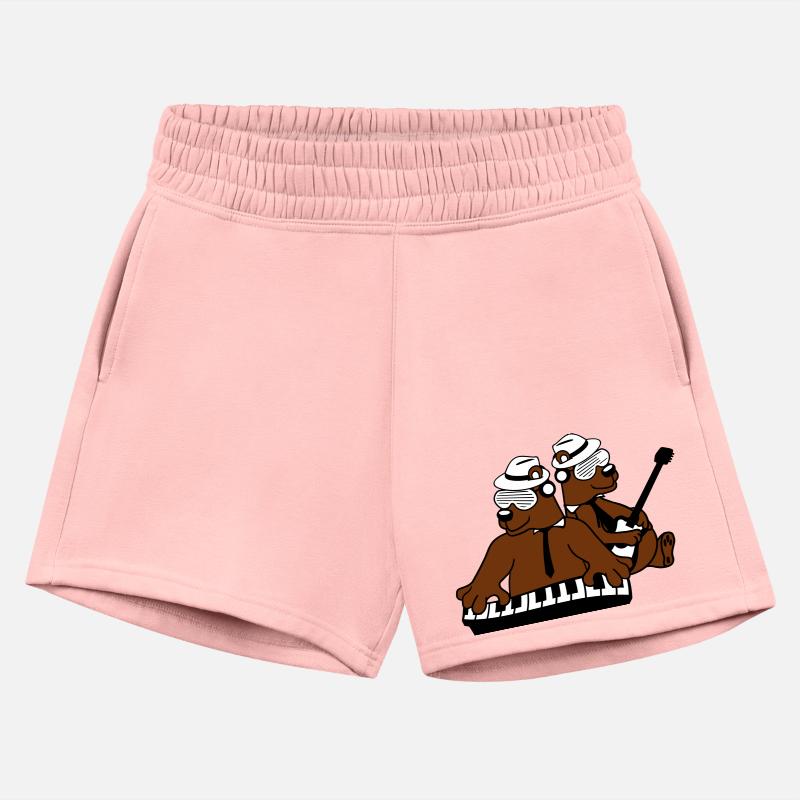 2 Cool Brown Bear Team Friends Playing Band Music