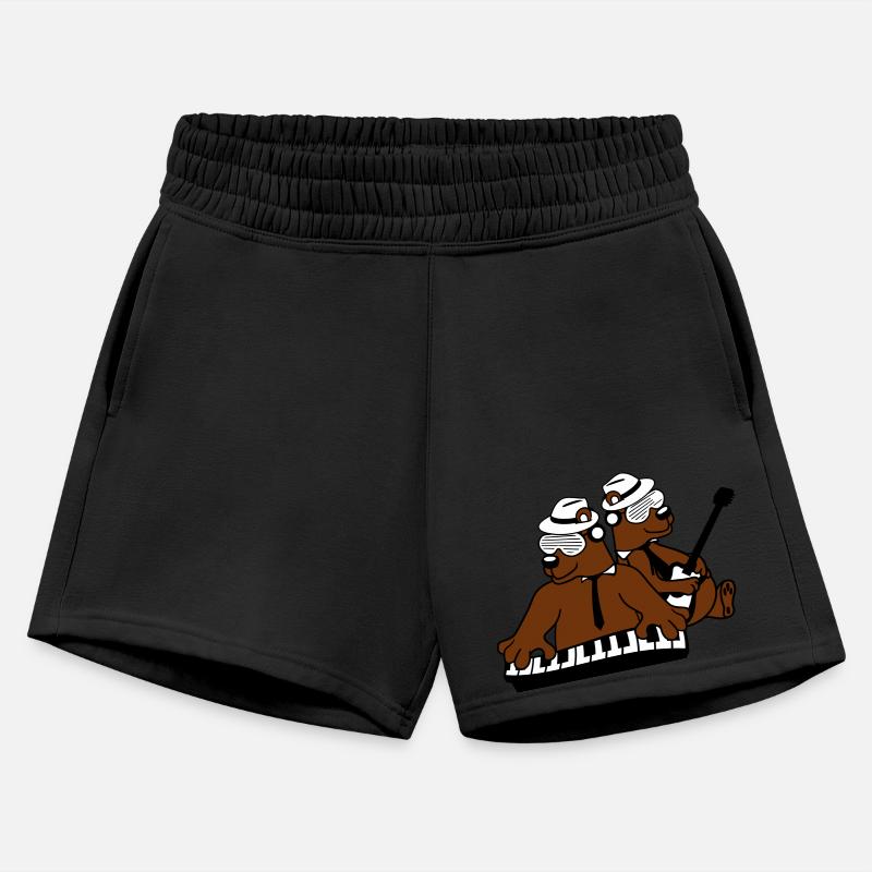 2 Cool Brown Bear Team Friends Playing Band Music