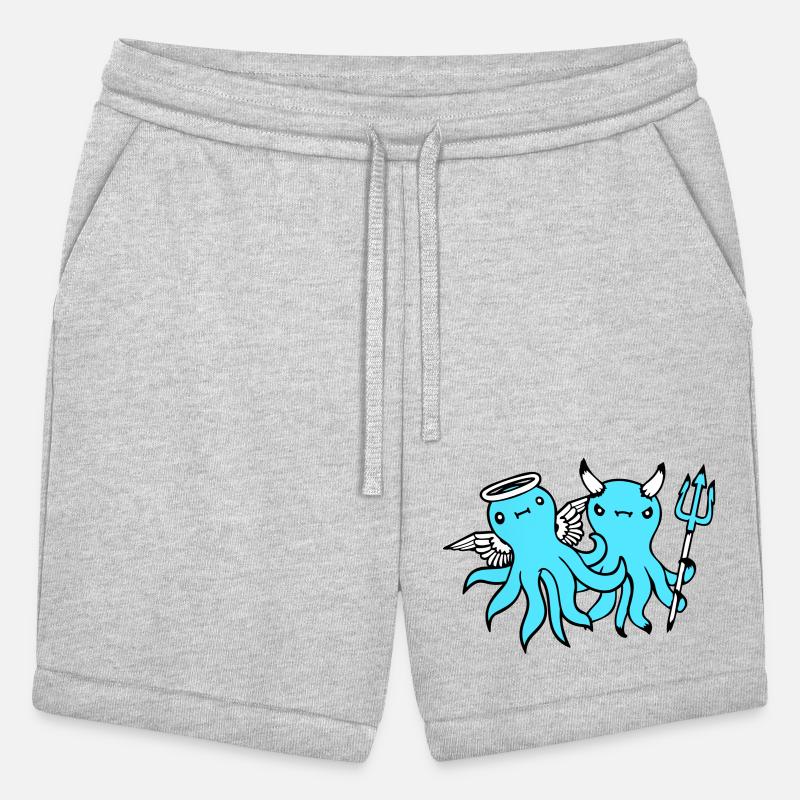 2 Octopus Devil Angel Heaven Hell Team Two Friends