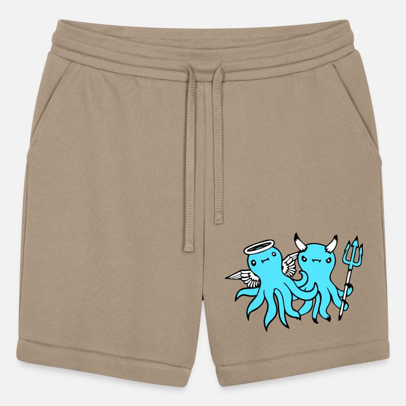 2 Octopus Devil Angel Heaven Hell Team Two Friends