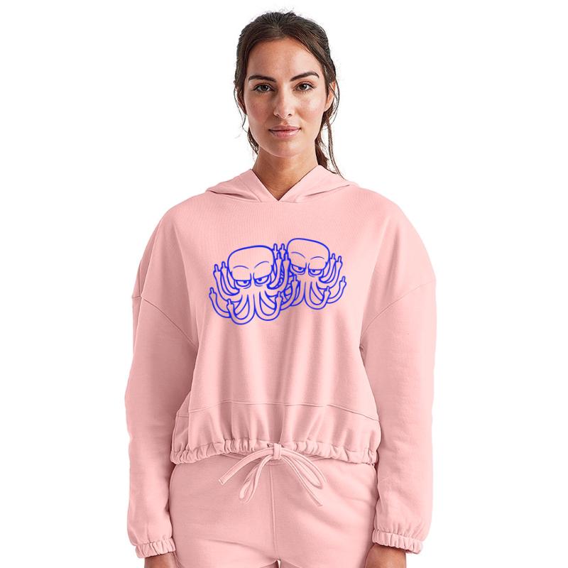 2 Octopus middle finger insult Fuck You Off team