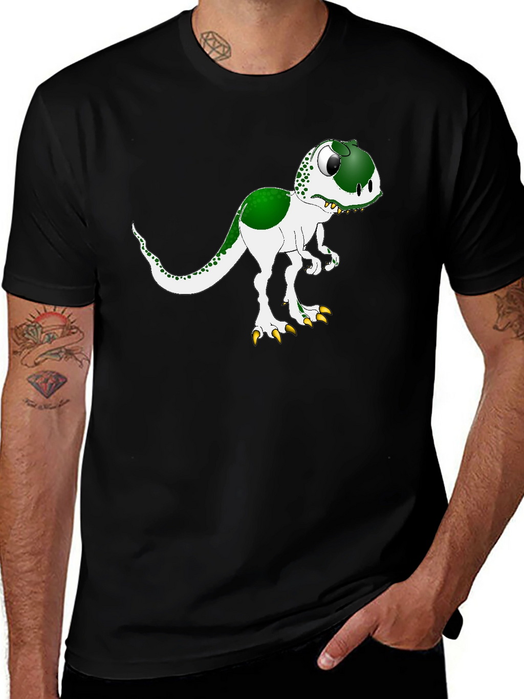 Dinosaur Graphic Print Mens T-Shirt