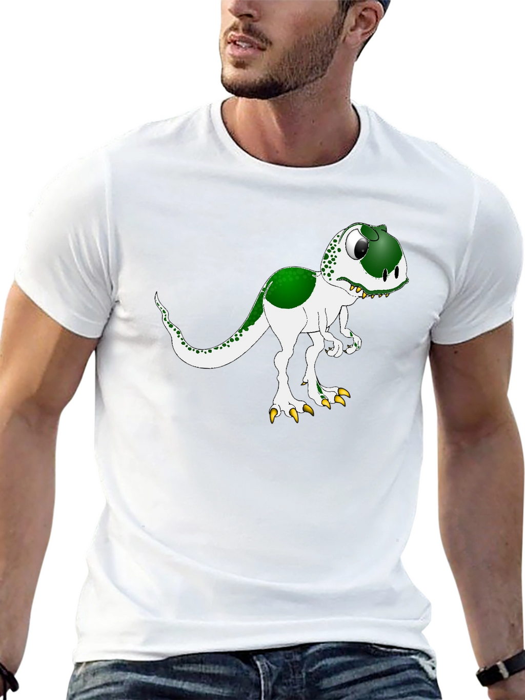 Dinosaur Graphic Print Mens T-Shirt