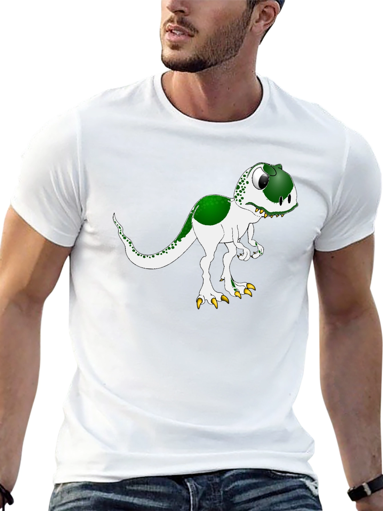 Dinosaur Graphic Print Mens T-Shirt
