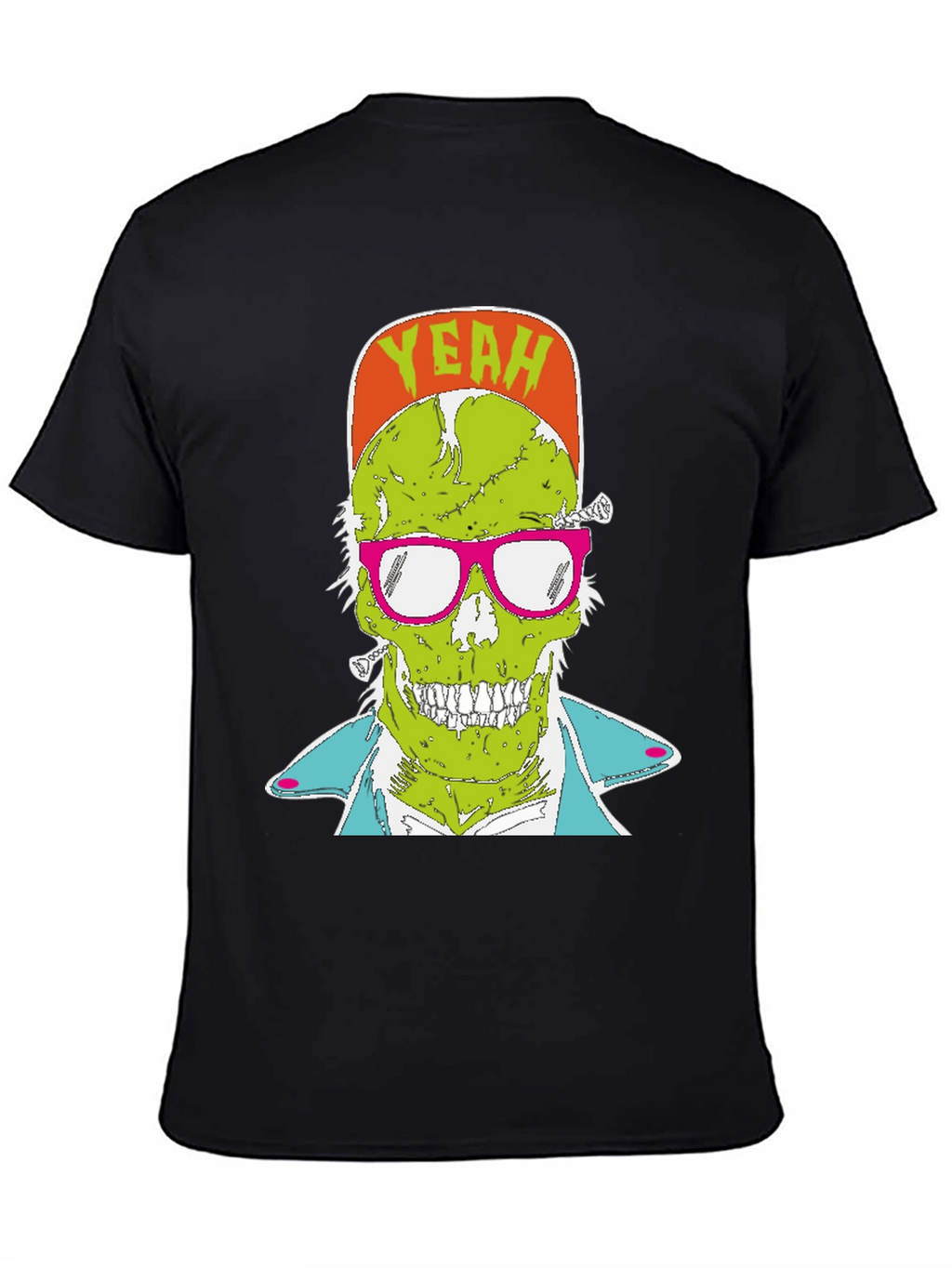 Zombie Graphic T-Shirt - Yeah! Skull Tee