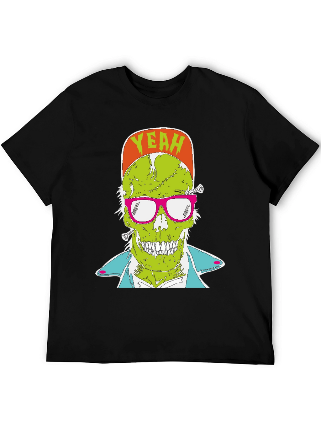 Zombie Graphic T-Shirt - Yeah! Skull Tee