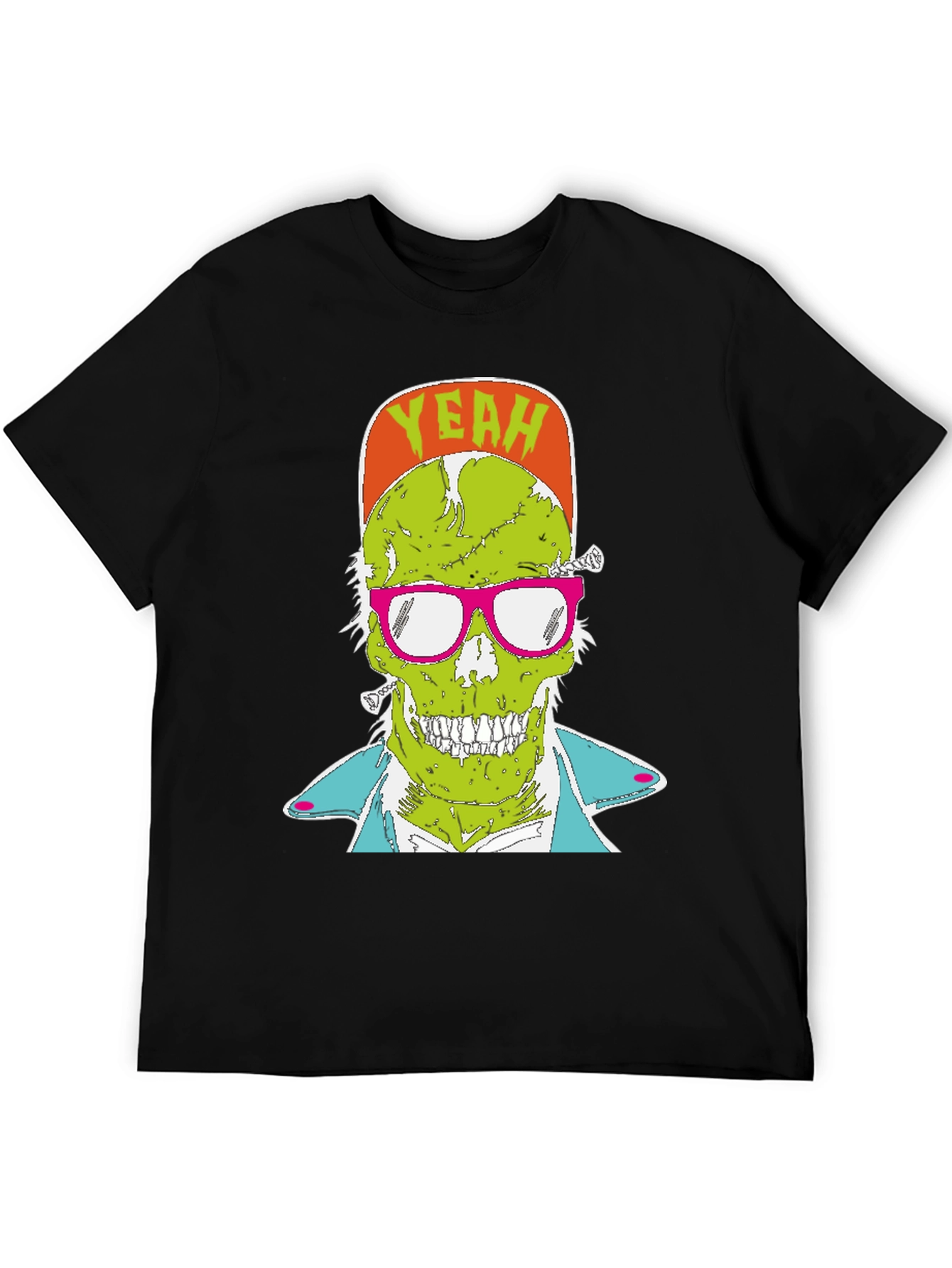 Zombie Graphic T-Shirt - Yeah! Skull Tee