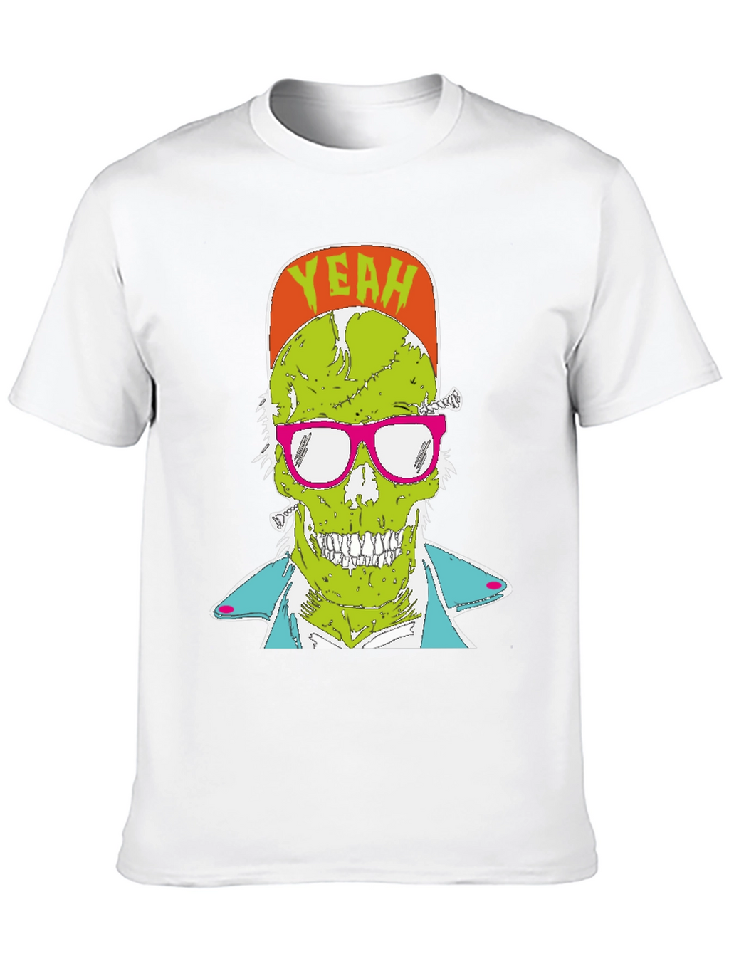 Zombie Graphic T-Shirt - Yeah! Skull Tee