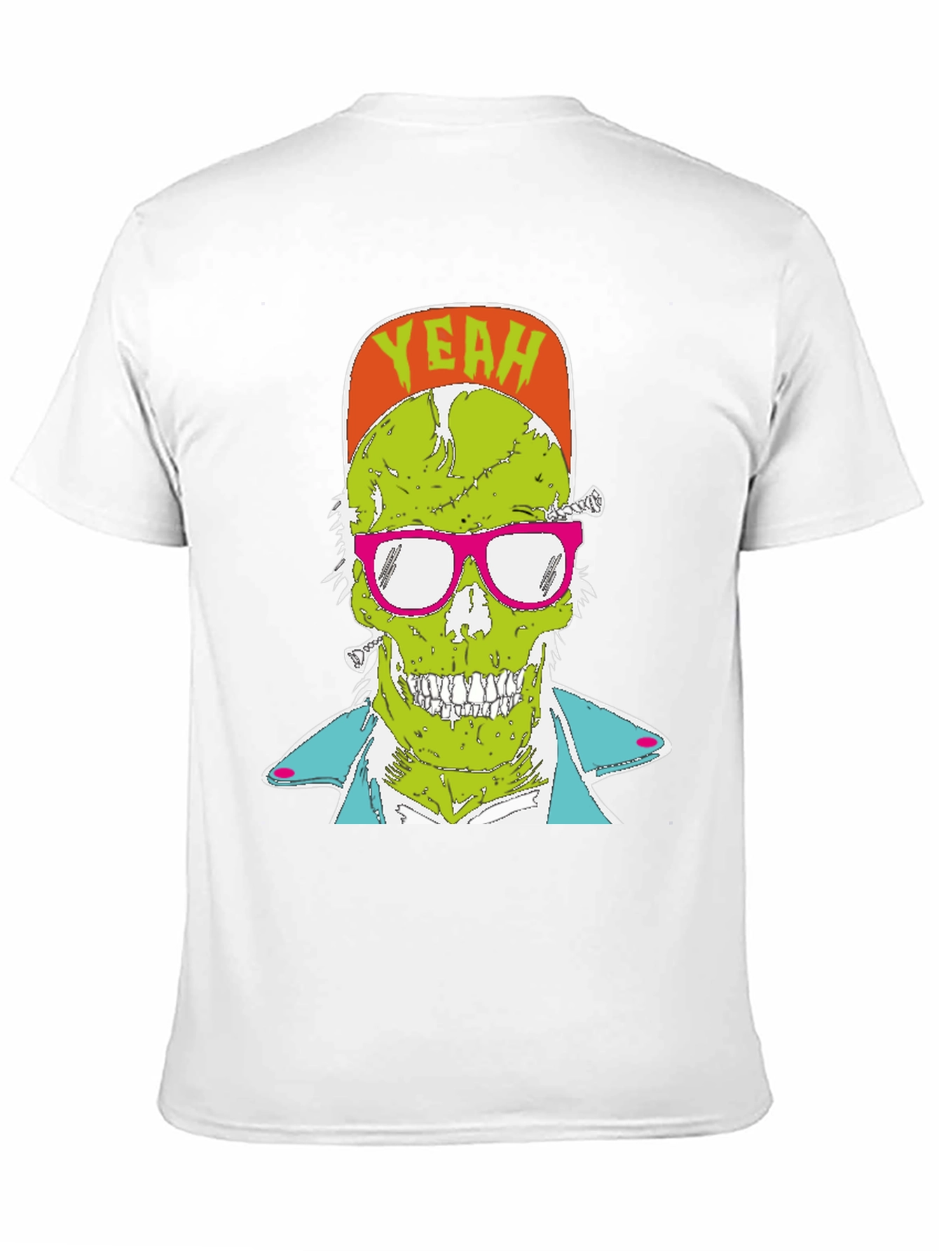Zombie Graphic T-Shirt - Yeah! Skull Tee