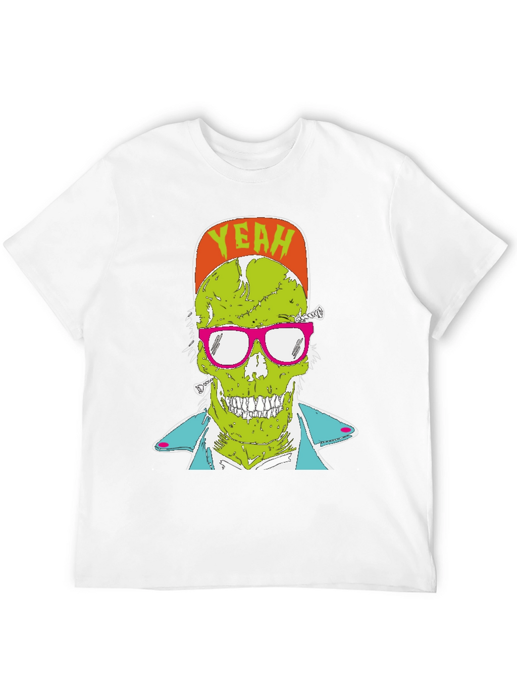 Zombie Graphic T-Shirt - Yeah! Skull Tee