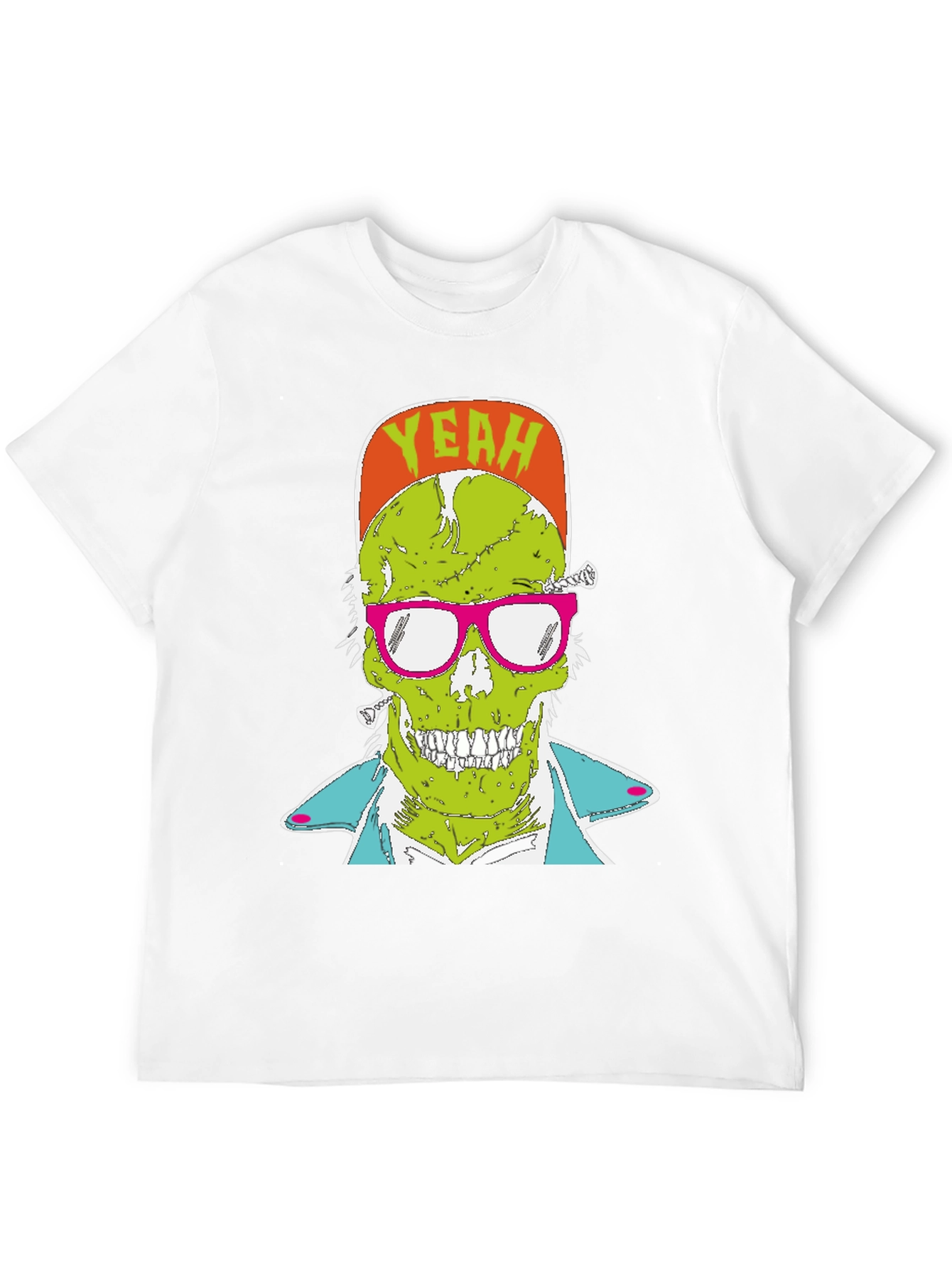 Zombie Graphic T-Shirt - Yeah! Skull Tee