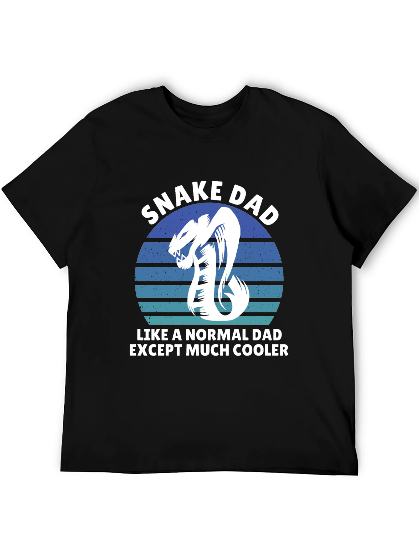 Snake Dad Graphic T-Shirt - Cool Fathers Day Gift
