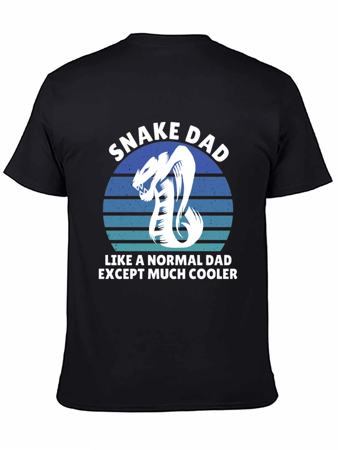 Snake Dad Graphic T-Shirt - Cool Fathers Day Gift