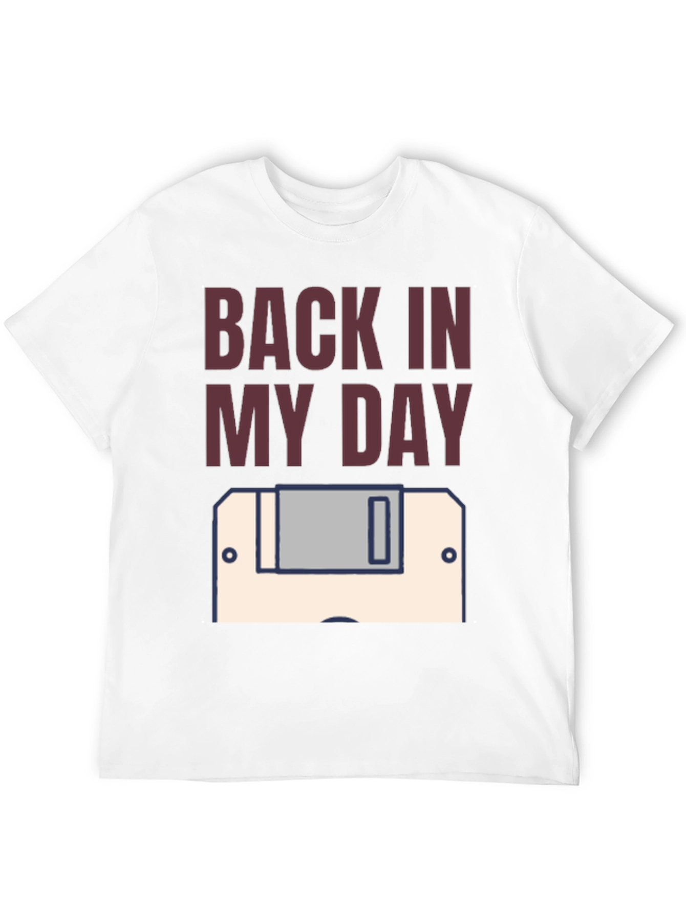 Back In My Day Floppy Disk Graphic Tee