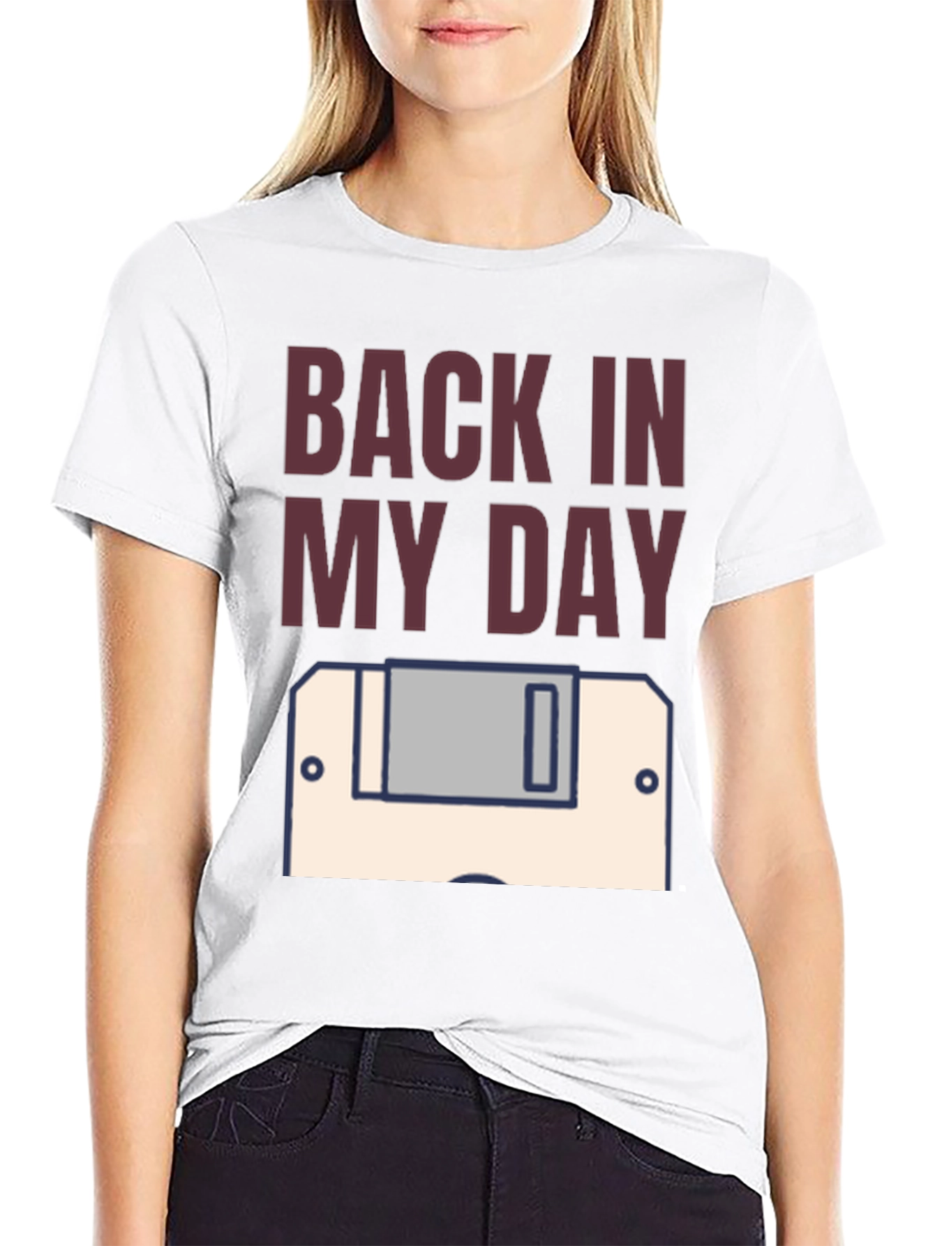 Back In My Day Floppy Disk Graphic Tee