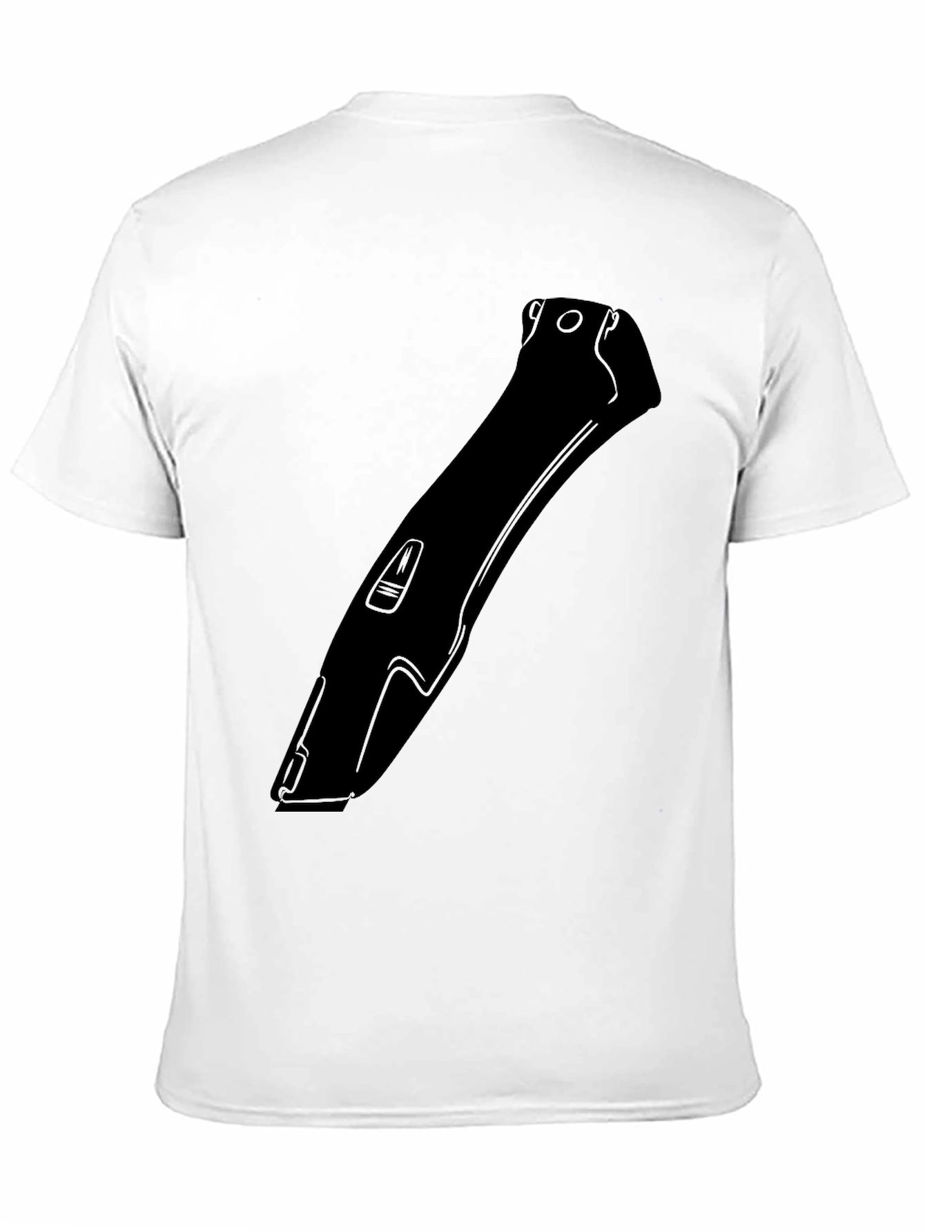 Mens Black Hair Clipper Graphic T-Shirt