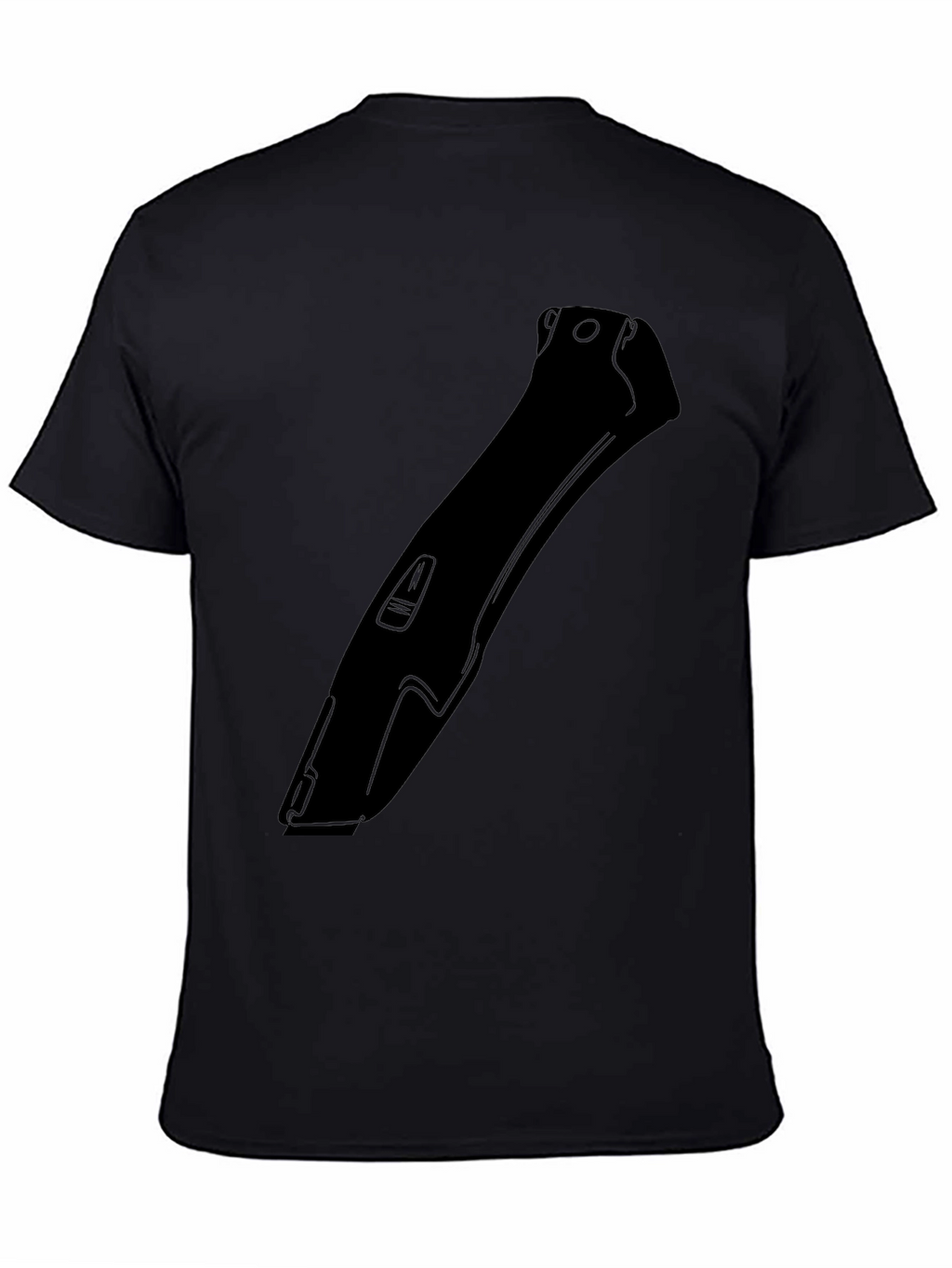 Mens Black Hair Clipper Graphic T-Shirt