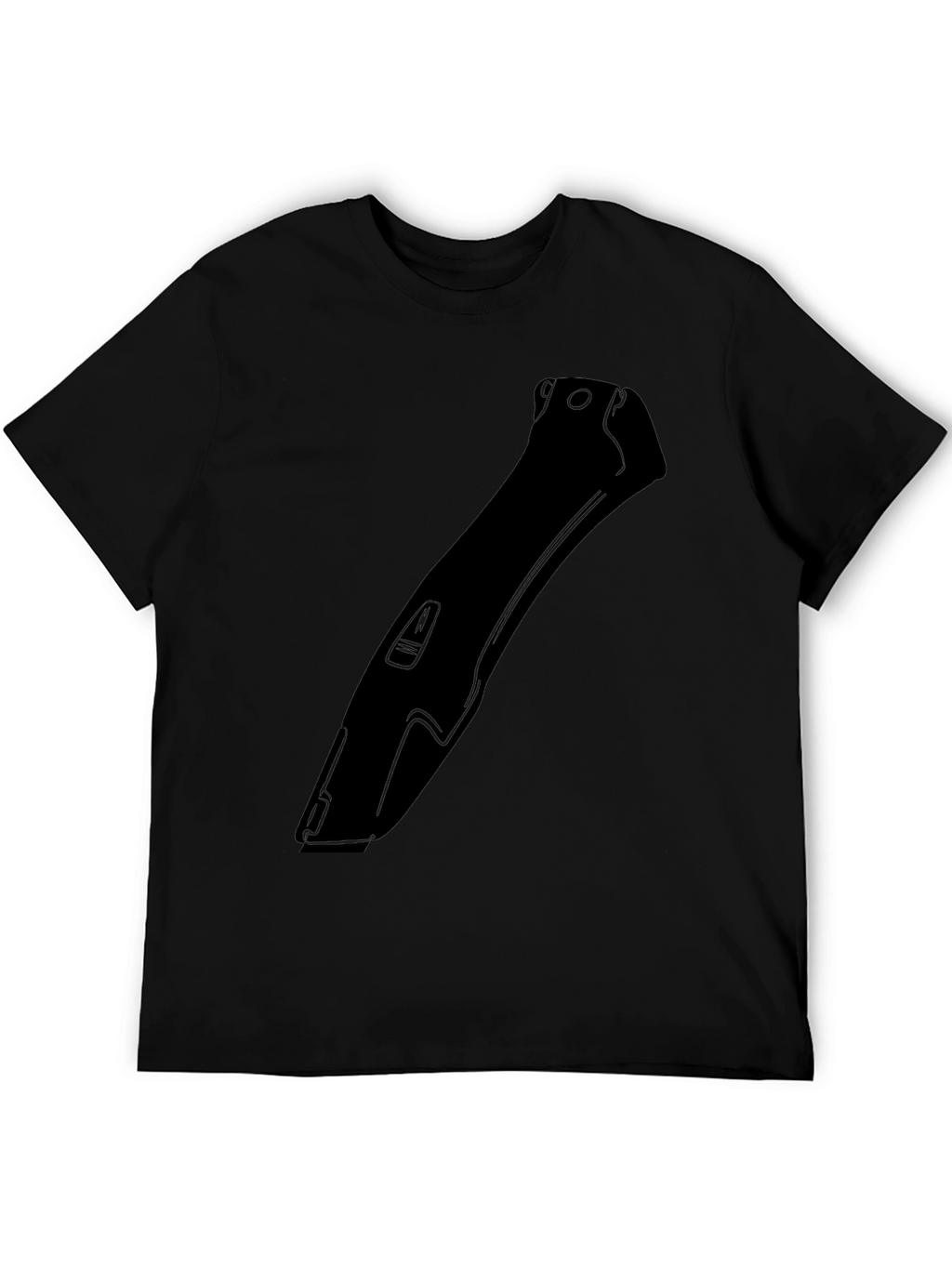 Mens Black Hair Clipper Graphic T-Shirt