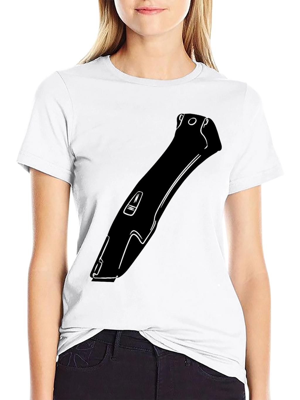Mens Black Hair Clipper Graphic T-Shirt