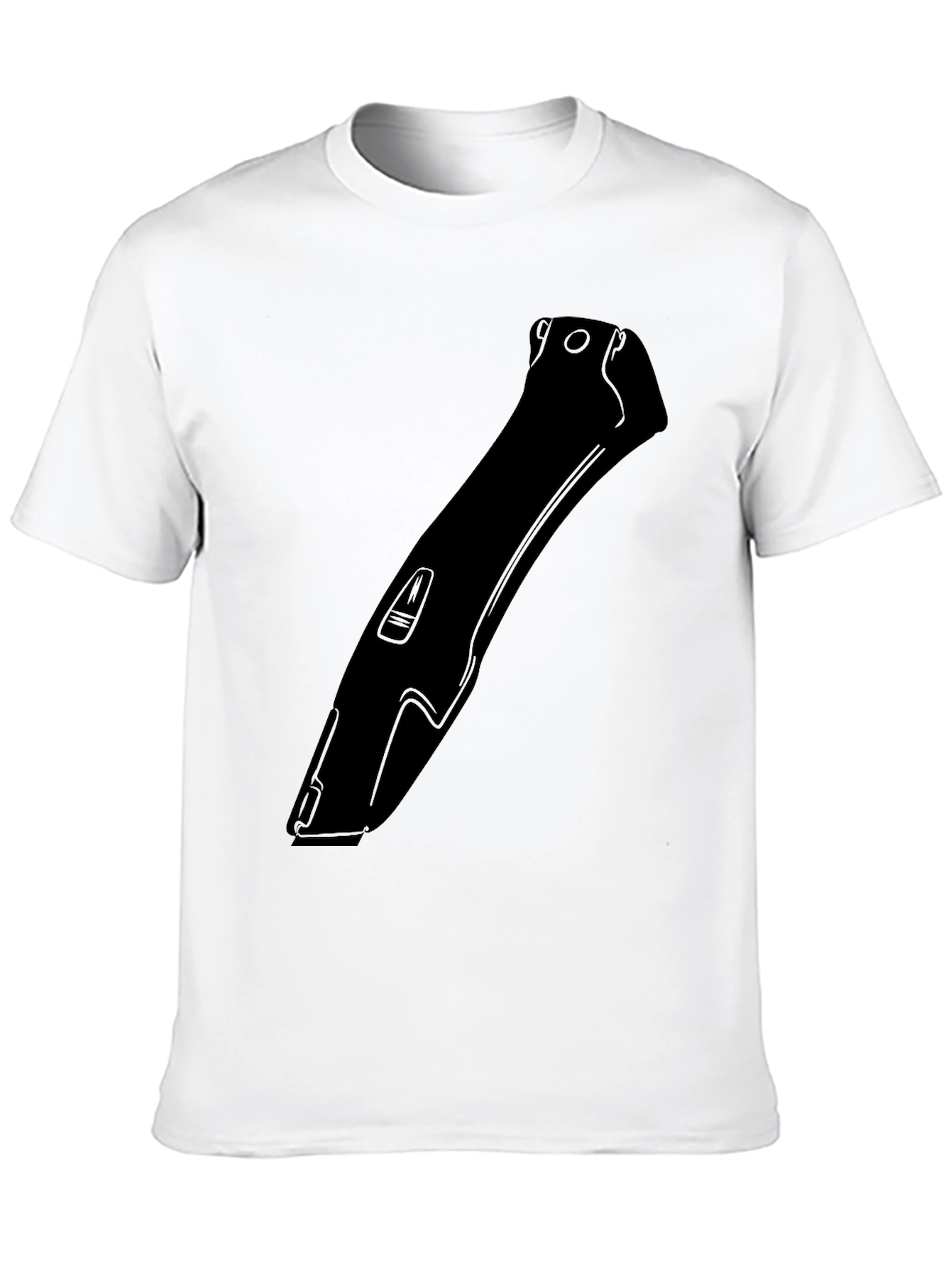 Mens Black Hair Clipper Graphic T-Shirt