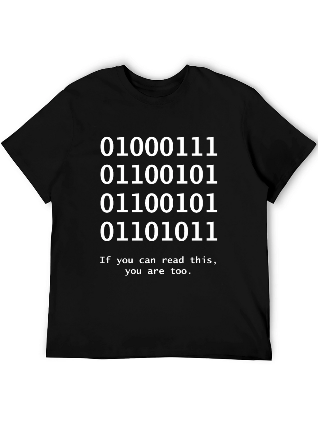 Binary Code T-Shirt - Funny Programmer Geek Tee