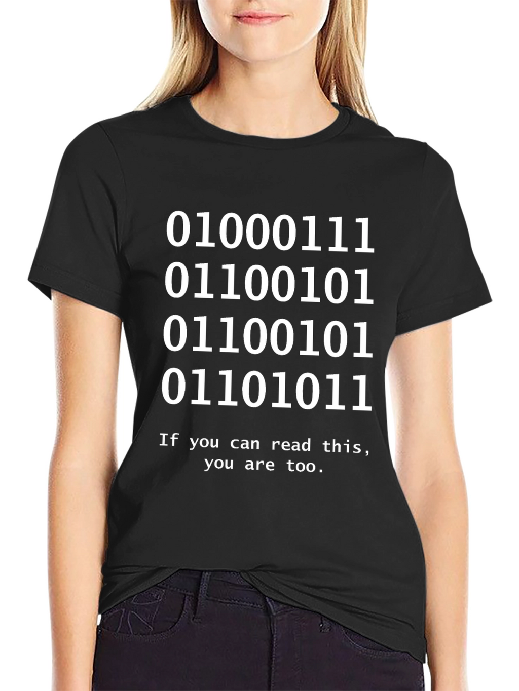 Binary Code T-Shirt - Funny Programmer Geek Tee