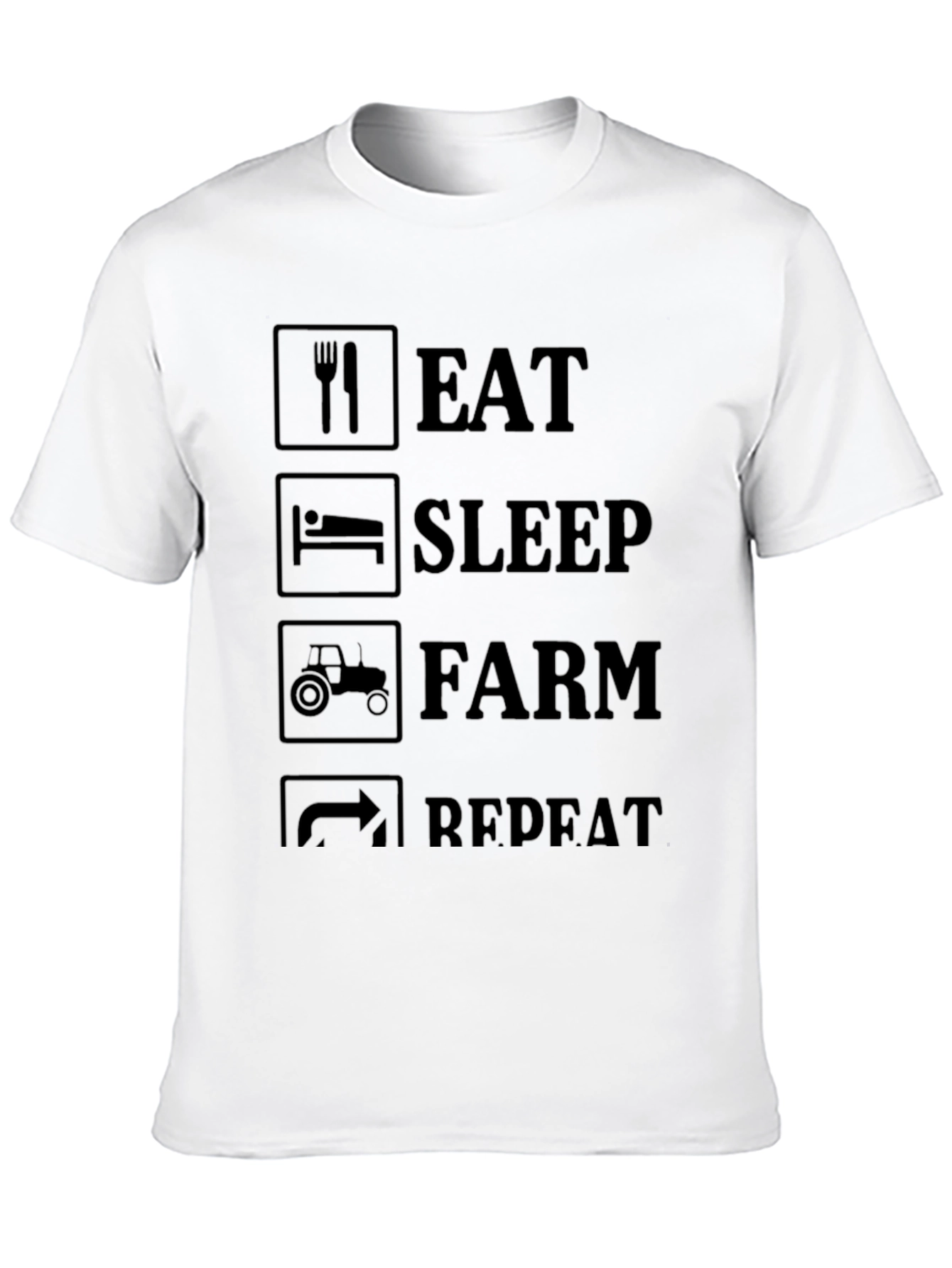 Eat Sleep Farm Repeat T-Shirt