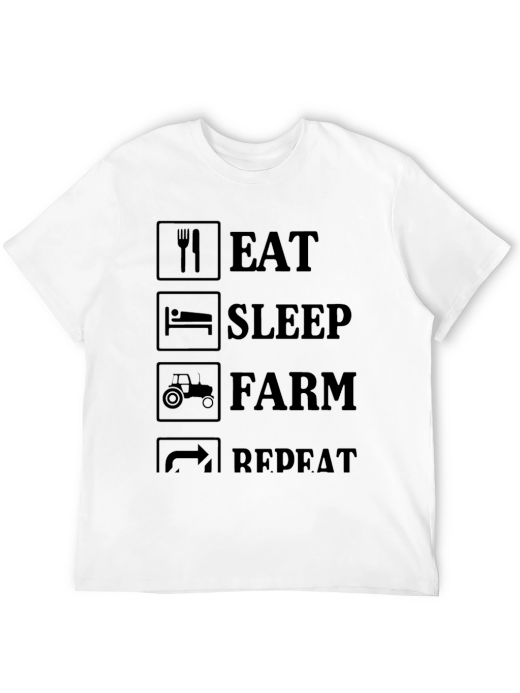 Eat Sleep Farm Repeat T-Shirt