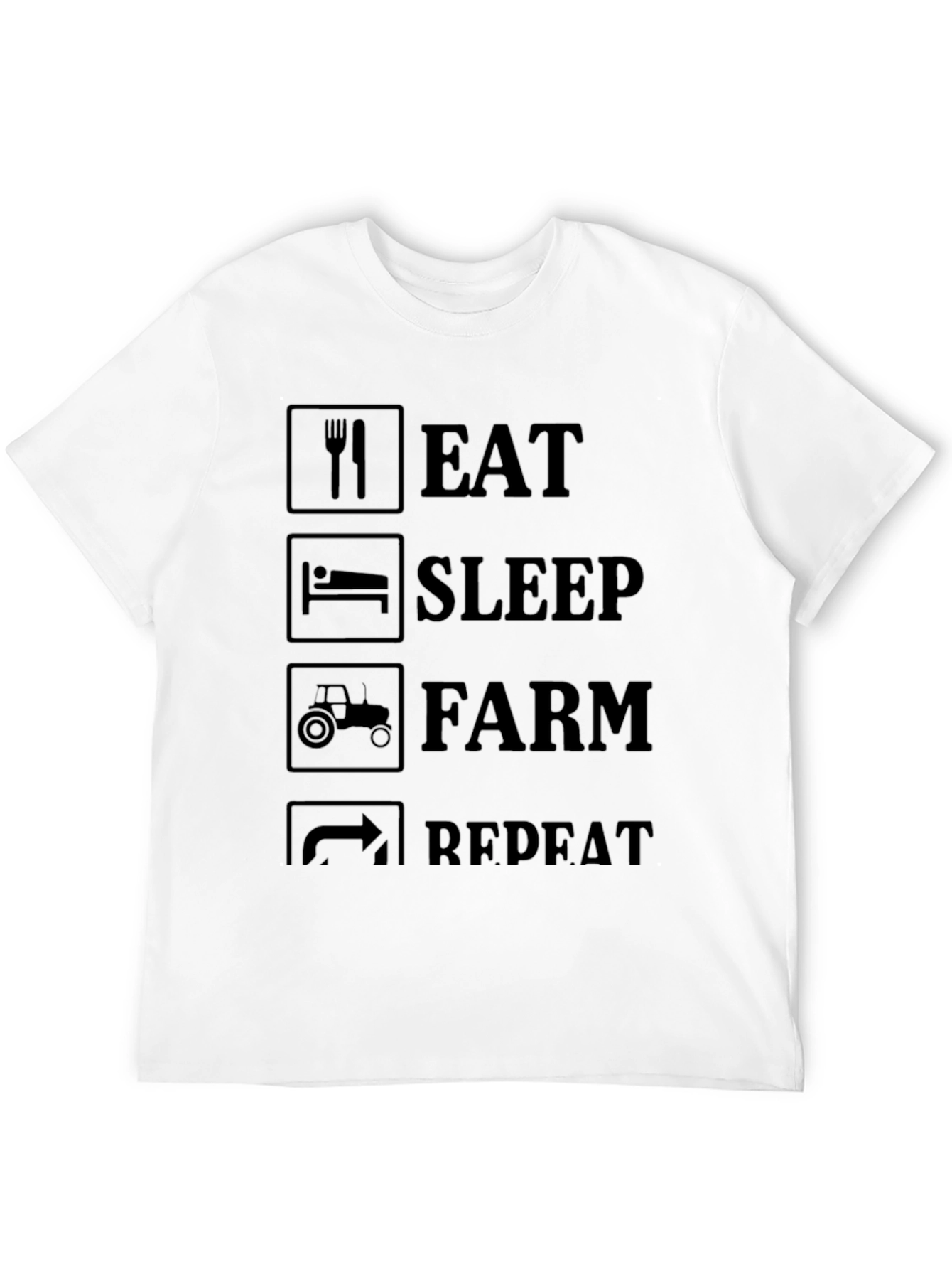Eat Sleep Farm Repeat T-Shirt