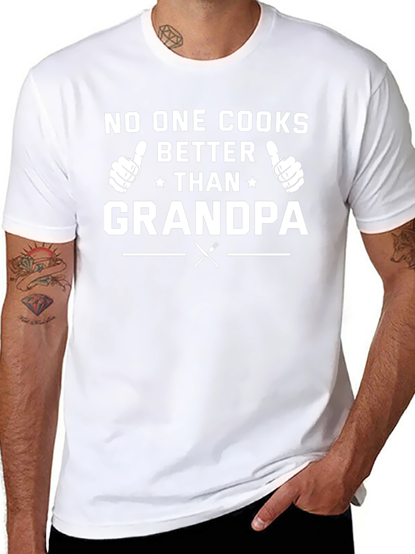 No One Cooks Better Than Grandpa T-Shirt