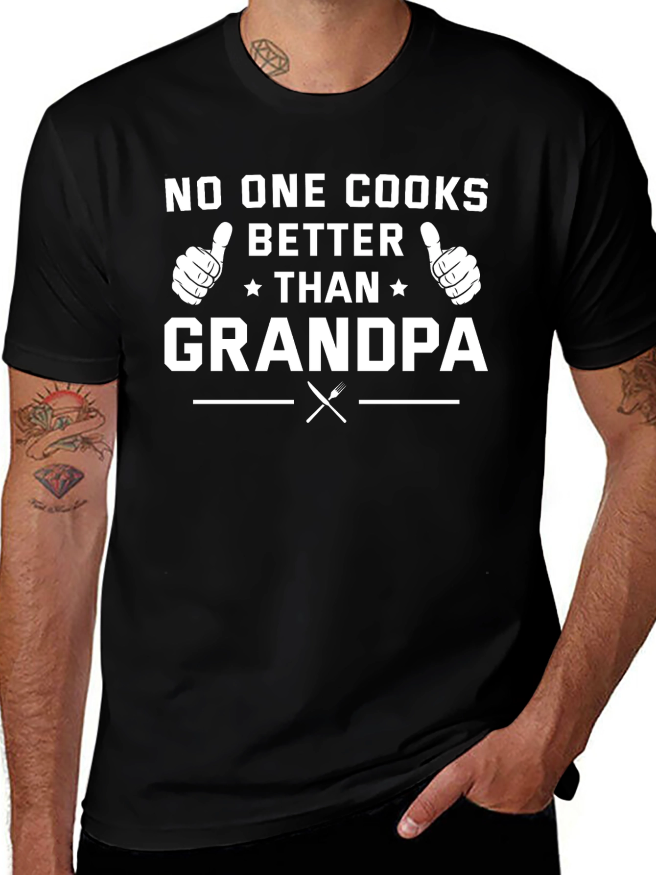 No One Cooks Better Than Grandpa T-Shirt