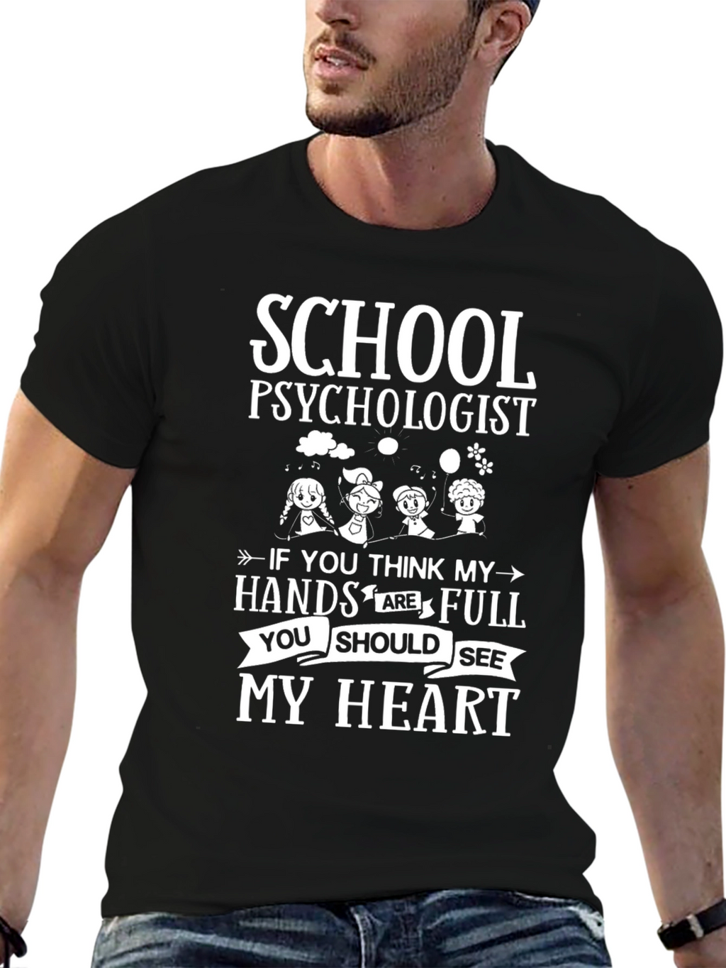 School Psychologist Graphic T-Shirt