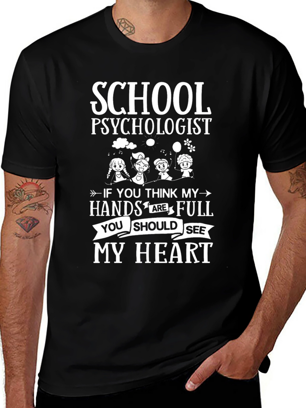 School Psychologist Graphic T-Shirt