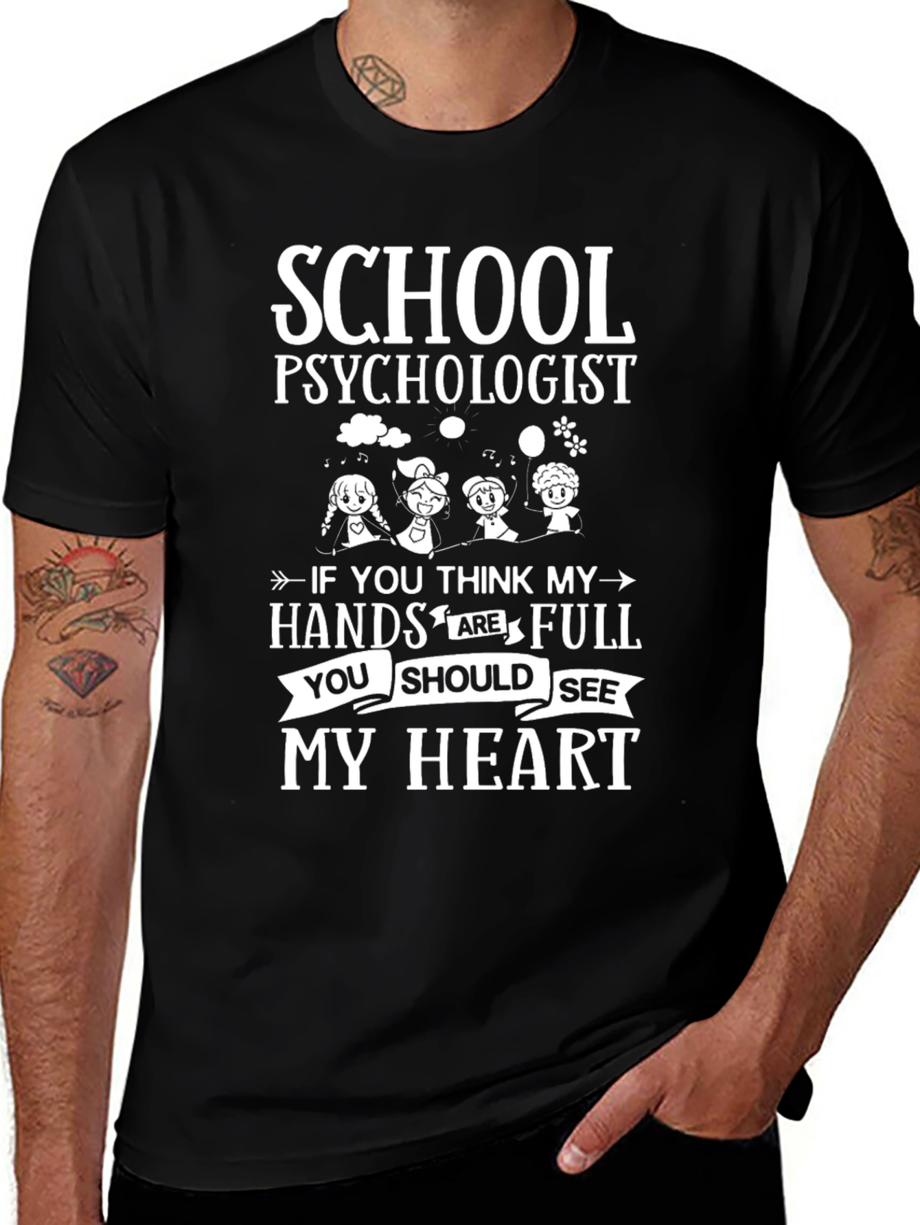 School Psychologist Graphic T-Shirt