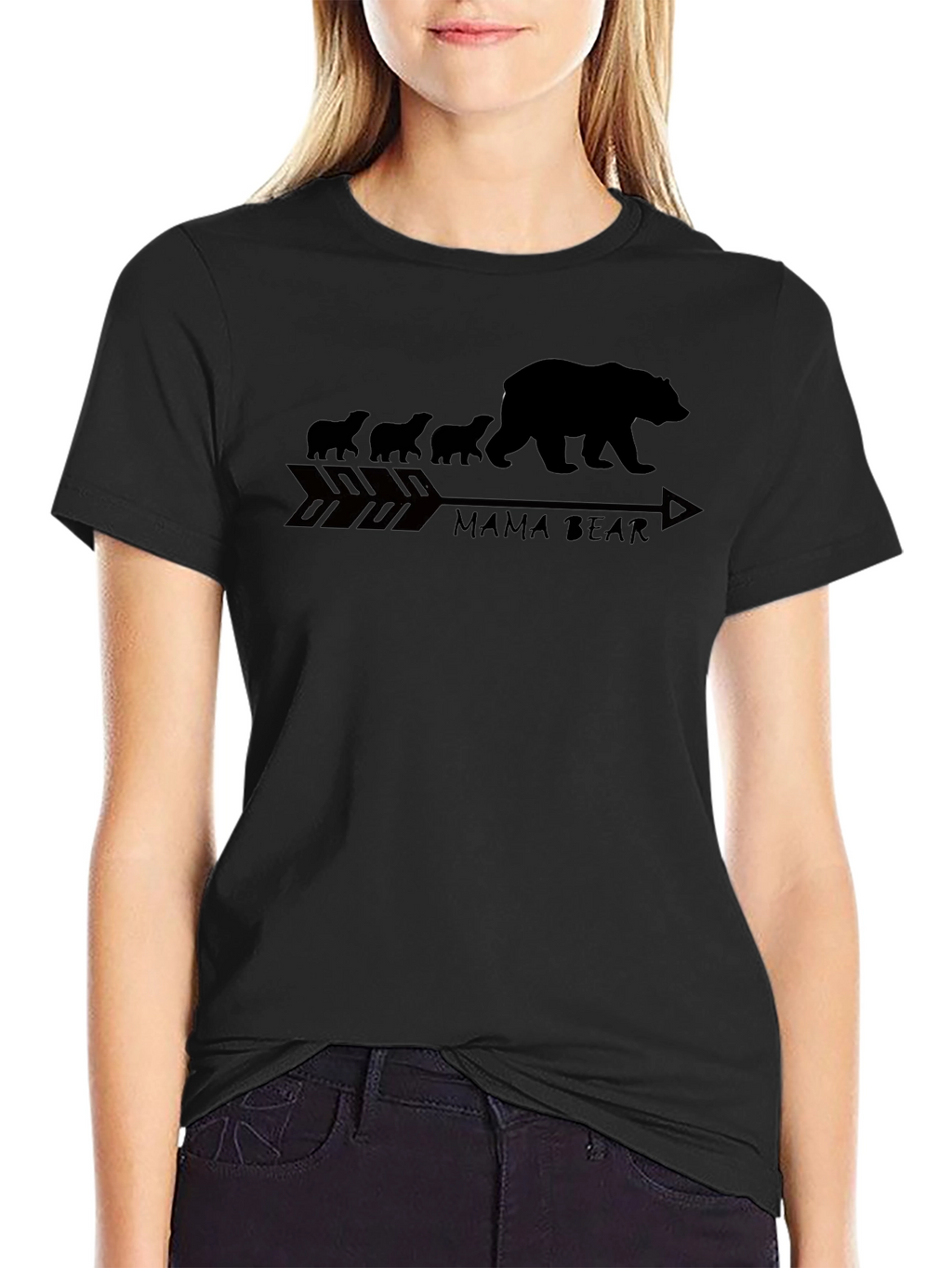 Mama Bear T-Shirt - Arrow Graphic