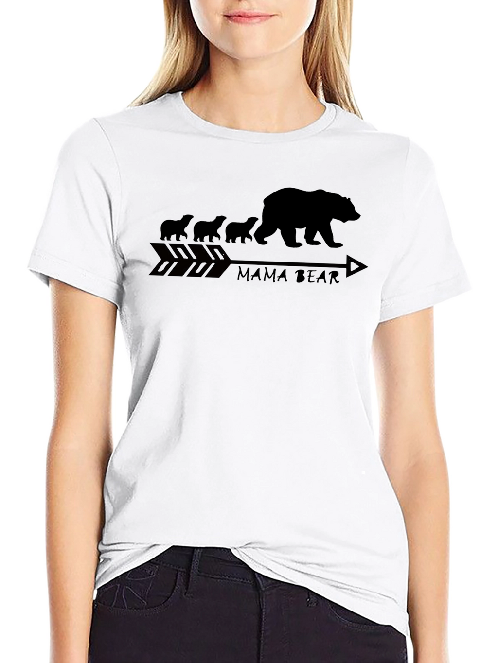 Mama Bear T-Shirt - Arrow Graphic