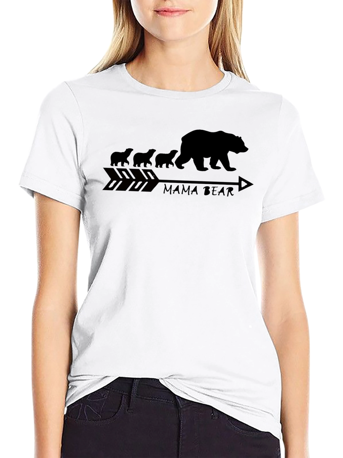 Mama Bear T-Shirt - Arrow Graphic
