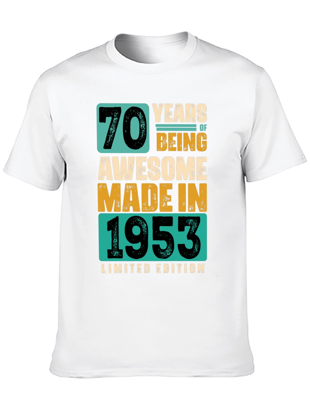 70th Birthday 1953 Limited Edition T-Shirt