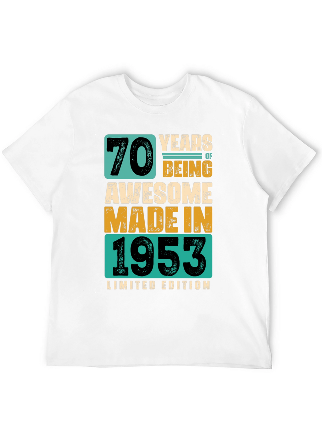 70th Birthday 1953 Limited Edition T-Shirt