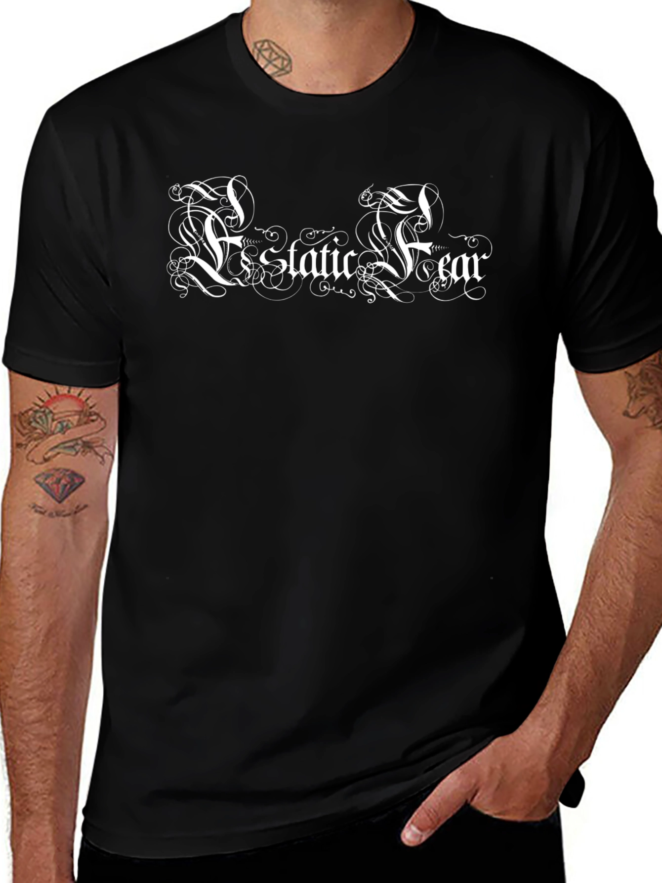 Ecstatic Fear Gothic T-Shirt Black