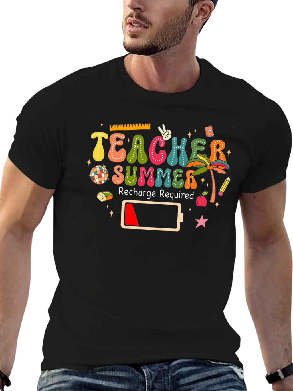 Teacher Summer Recharge T-Shirt