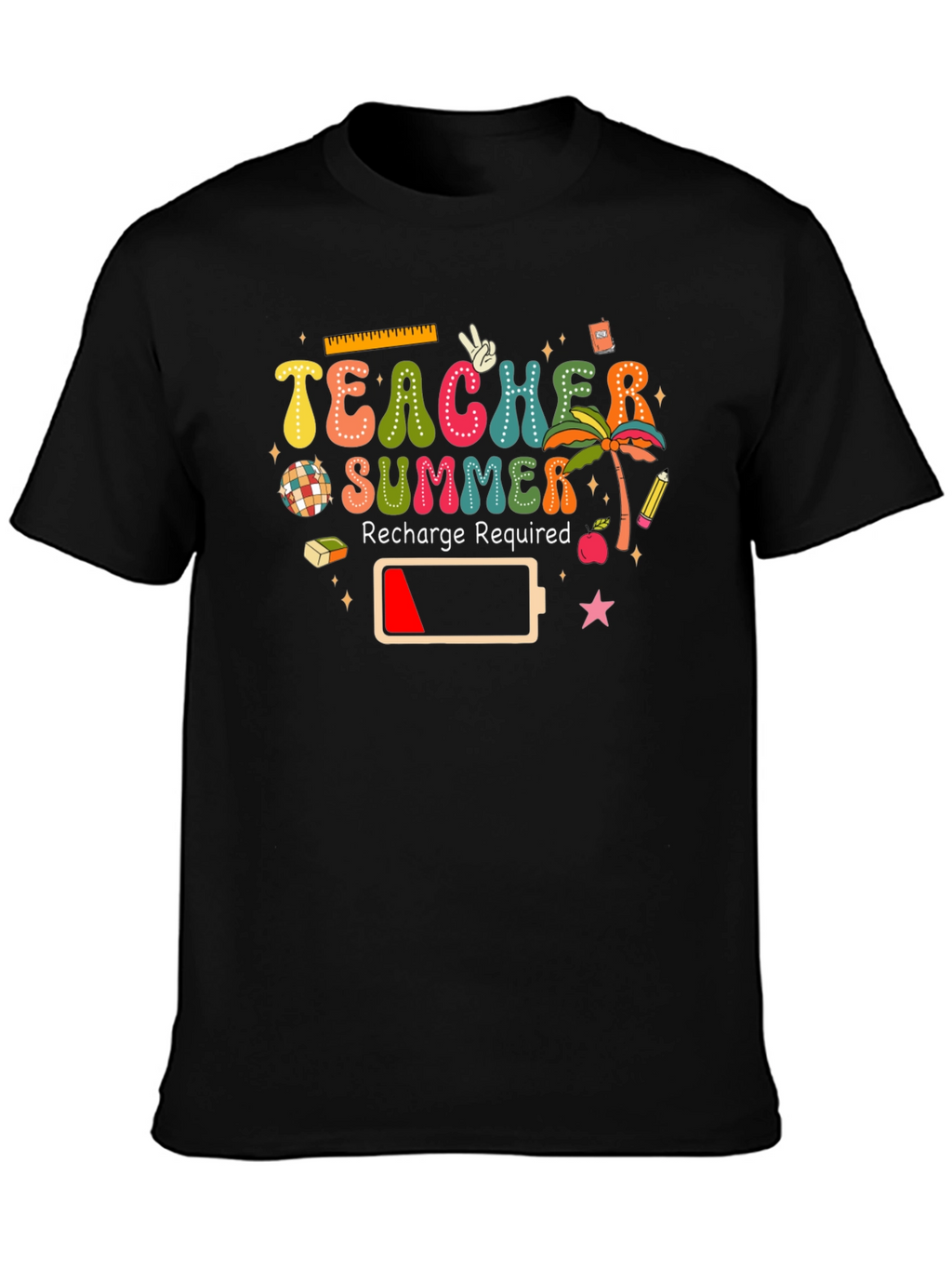 Teacher Summer Recharge T-Shirt